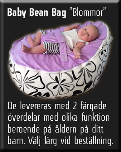Baby Bean Bag "Blommor"